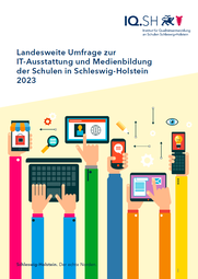 Titelblatt der Veröffentlichung Landesweite Umfrage IT-Ausstattung und Medienbildung 2023